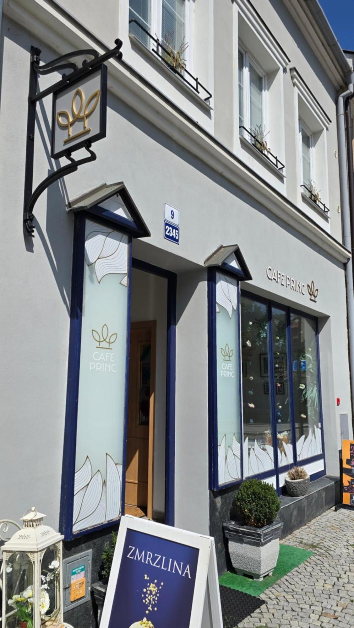Apartman - Cafe Princ Pod Hradem Wifi, Klima Штернберк Екстер'єр фото
